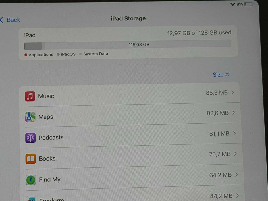 Гаранция! Apple iPad Air 11 M2 2024 128GB-100% BH