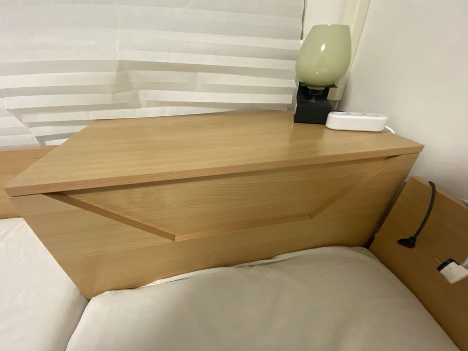 Ъглови легла , с матрак и механизъм + ракла