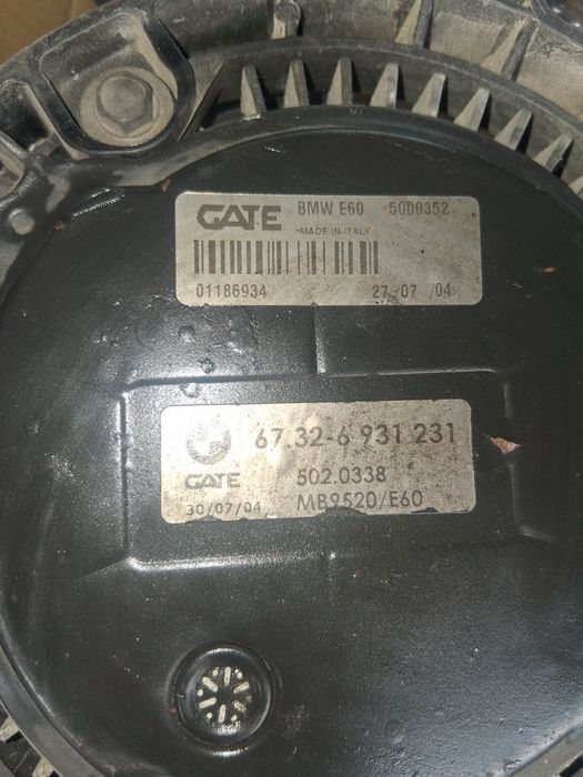 Вентилатор перка охлаждане е60 E61 E63 2.5 3.0 N52 
BMW E60 E61 E63 2.