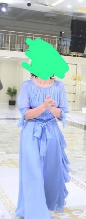 Платье турецкое длинное качественное