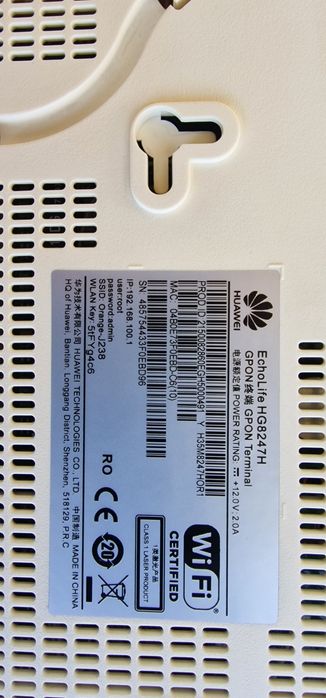 Router gpon Huawei