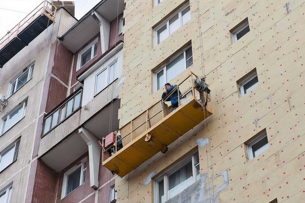 Делаем мокрый фасад Бригада фасадчики