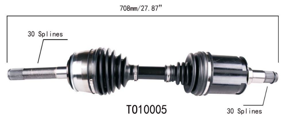 Привод в сборе на Land Cruiser 100, 200. Prado 120