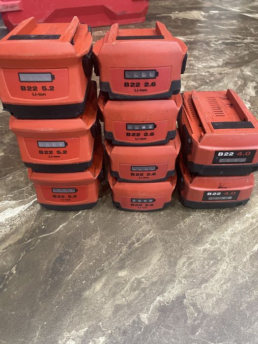 Hilti b22 2,6ah,4,0ah,5,2ah