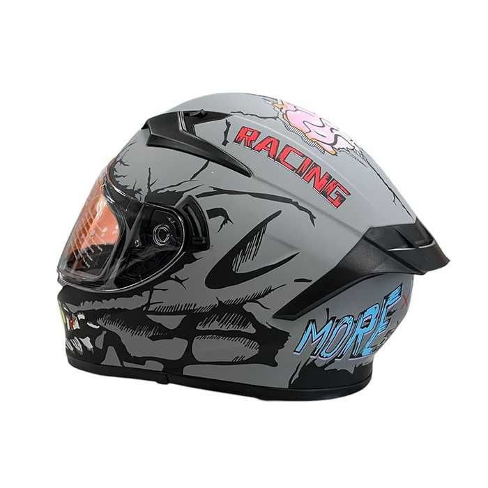 Каска за мотор  Matt Grey -108-11