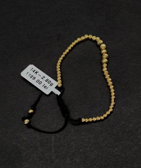 Bijuteria Royal bratara snur din aur 14k 2.80 gr