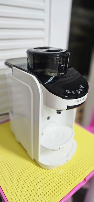 Espressor Lapte Praf Nurio PRO cu Aplicatie Mobila , Functie de Apa Calda si Autocuratare la 90°