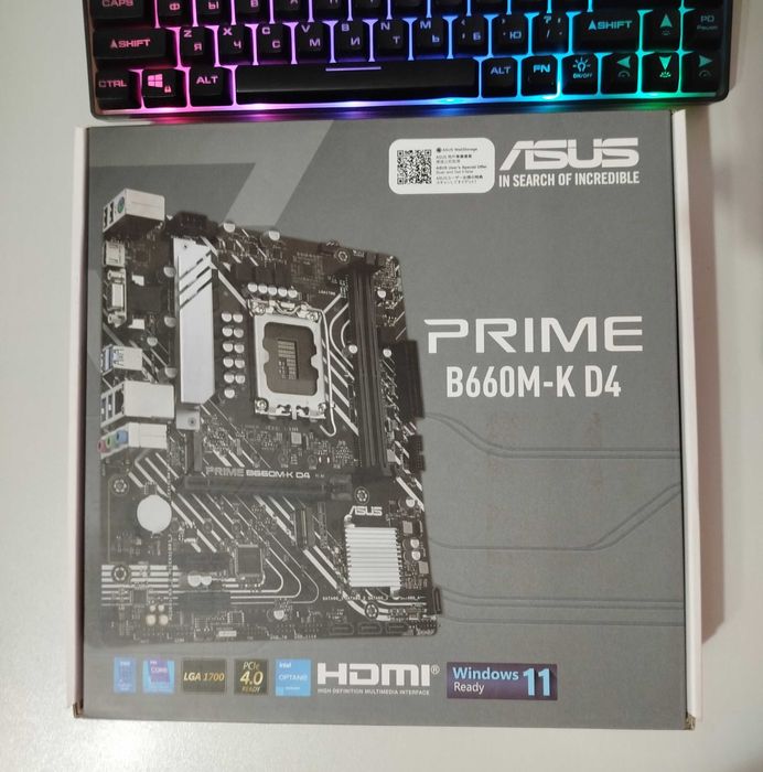 Asus Prime B660M-K D4 DDR4