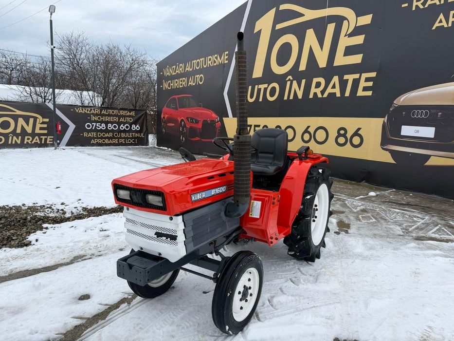 Mini tractor Kubota B1600, 2005, 16CP, RATE CU BULETINUL,  AVANS 0