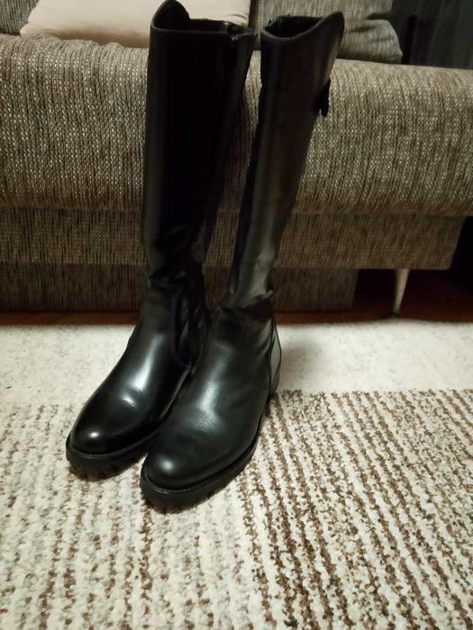 Ботуши естествена кожа 38 номер