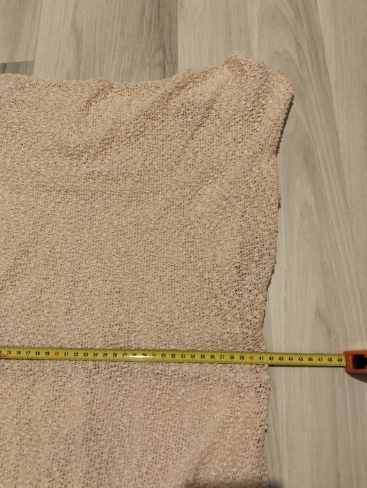 Rochie bej tricotată, mărimea 46