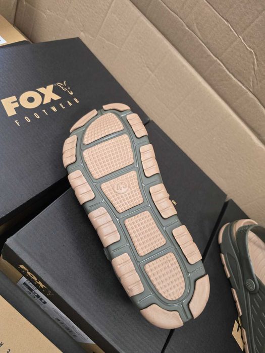 Чехли за риболов Fox Khaki Clogs