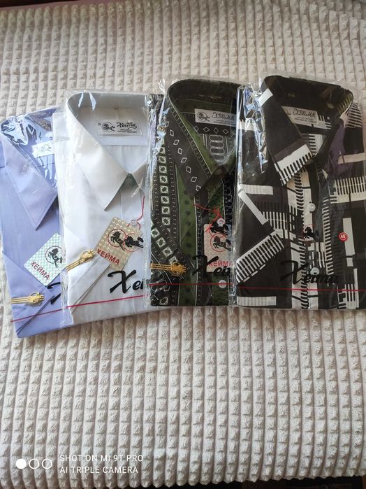 Голям асортимент мъжки ризи къс и дълъг ръкав