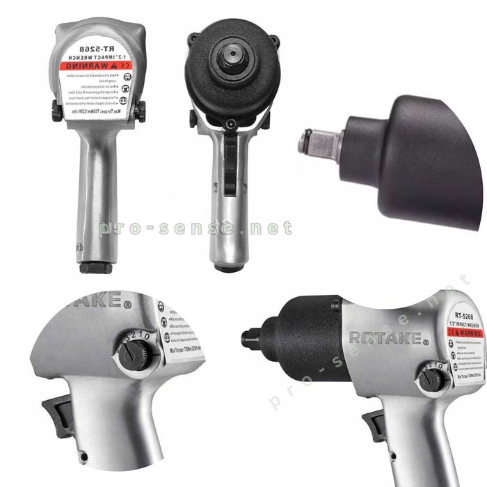 Пневматичен Ударен Гайковерт 1/2" 700Nm 7000 об./мин. ROTAKE RT-5268