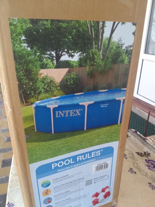 INTEX bassen yangi 3.66m×76cm