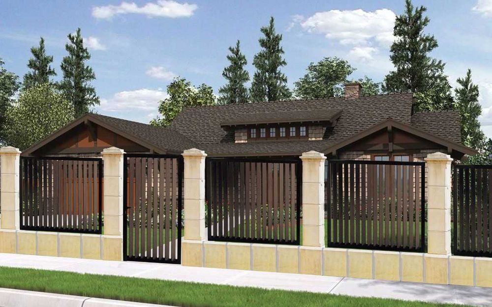 Garduri din panou stil jaluzele, sipca metalica, tabla si alte modele