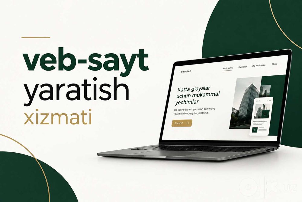 Veb-sayt yaratish/ SEO/ Marketing va SMM xizmati