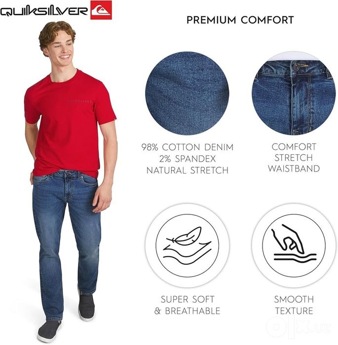 Джинсы Quiksilver.p34/32