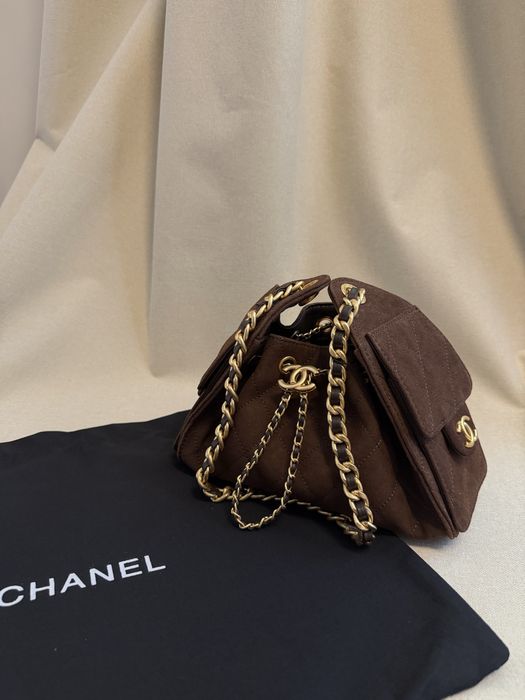 Geanta chanel hobo bag piele naturala