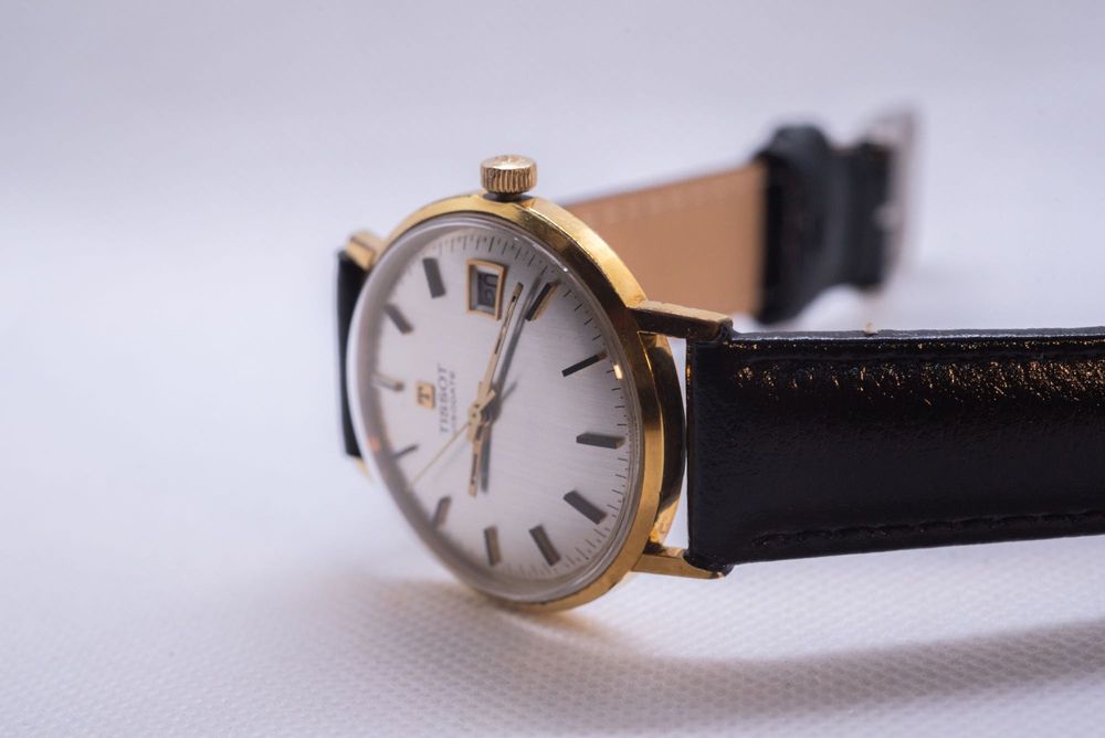 Tissot Visodate Vintage Swiss Made – Suflat cu Aur, Recent Servisat