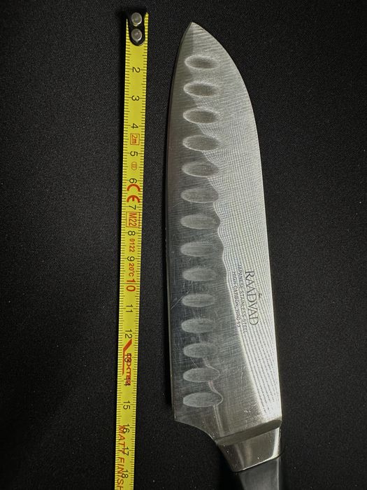 Set 2 Cuțite RAADVAD – Chef + Santoku – 53 HRC