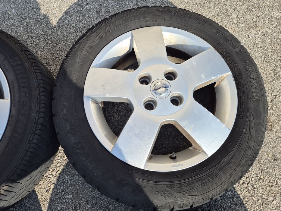 4х100/15 с гуми Рено Дачия Nissan 4x100/15 Dacia Renault Micra