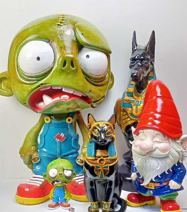 figurine 3d de mari dimensiuni