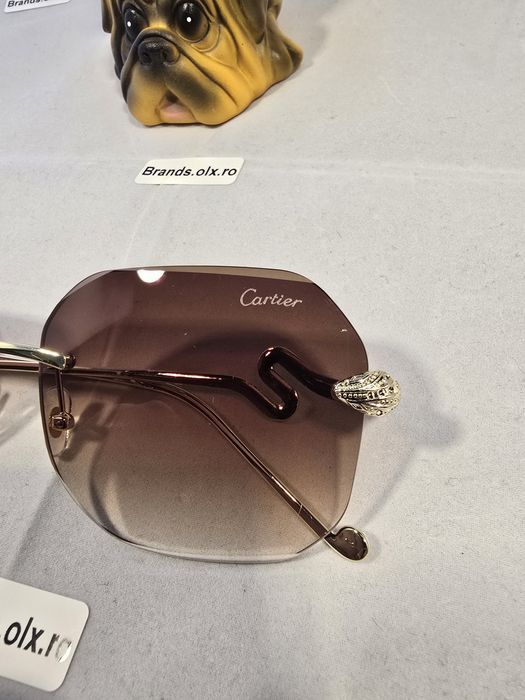 Ochelari de soare Cartier Cobra Brown, made in Italy