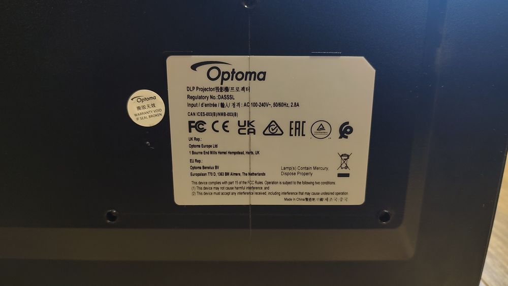 Videoproiector Optoma