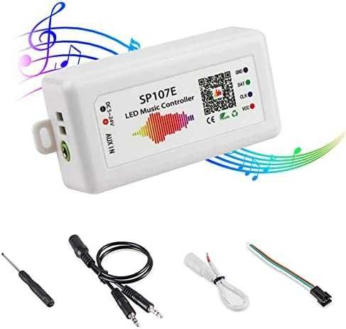 Контроллер RGB адресной ленты sp107e, музыкальный, LED