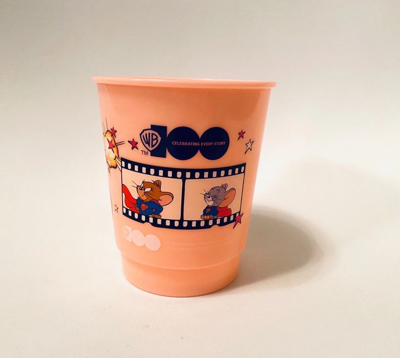 Стакан Том и Джерри пластик