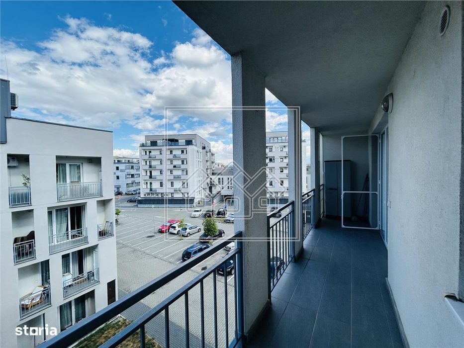 Ap decomandat, mobilat modern, cu 2 camere, balcon mare - City Residen