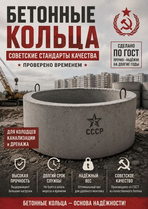 Продается бетонные кольца 25000