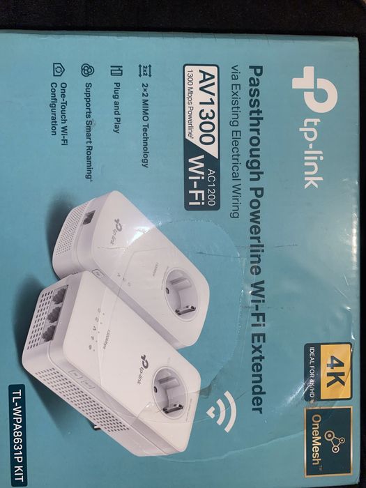 Kit Adaptor Powerline Tp-Link TL-WPA8631P KIT, AV1300 Gigabit
