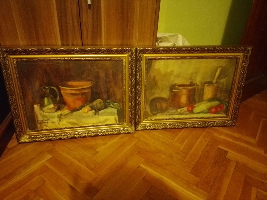 Картини  натюрморт стари!!! бартер заменям