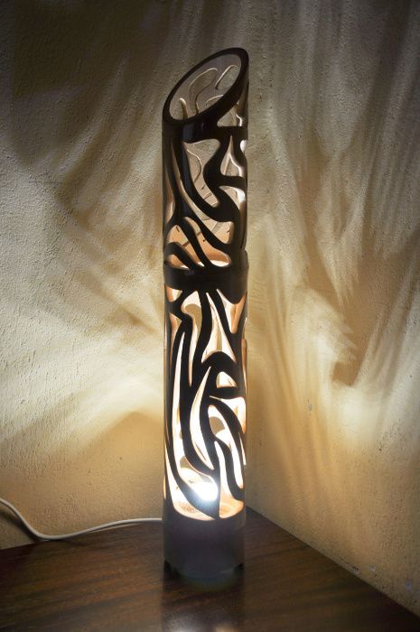 Настолни лампи ръчно изработени от бамбук