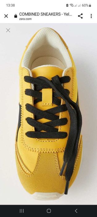 Кроссовки 24,5 см по стельке размер 38-38,5. ZARA. Унисекс