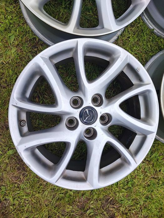 Мазда/Mazda - 17 цола 5x114,3; 4 бр. оригинални лети джанти