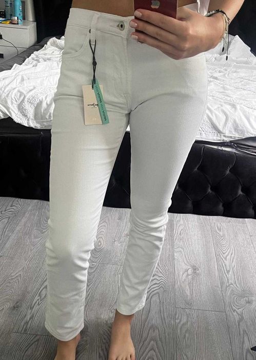 Дамски бели дънки Pepe Jeans