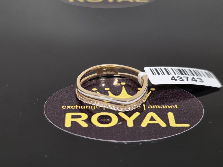 Bijuteria Royal: Inel aur 14k/1.78 gr