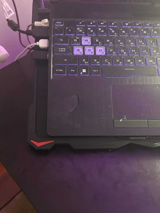 Геймърски лаптоп ASUS TUF F15 + охладител!!! СПЕШНО