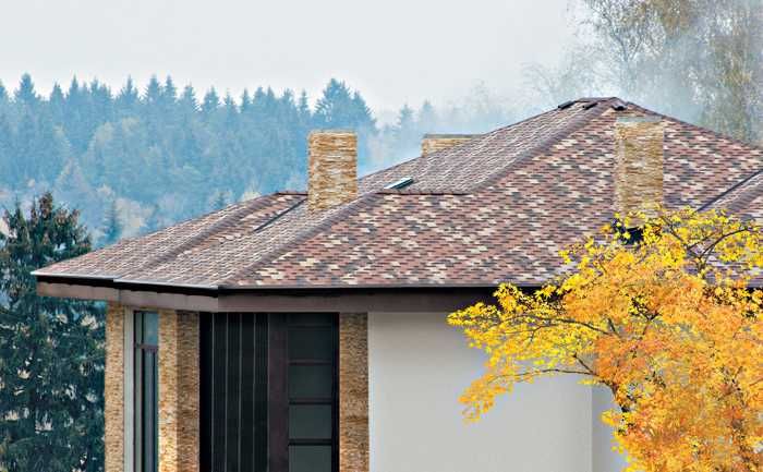 Крыша Гибкая черепица ТЕХНОНИКОЛЬ кровля