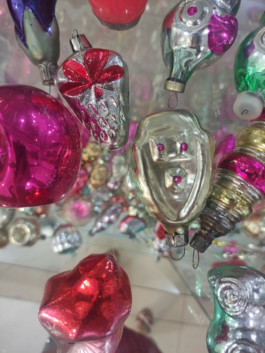 Ёлочные игрушки стекло