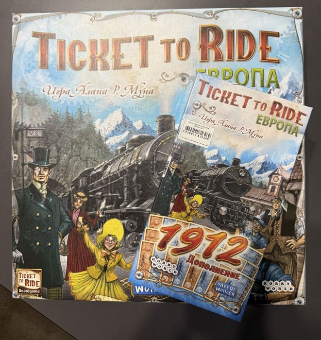 Настольная игра Ticket to ride Европа