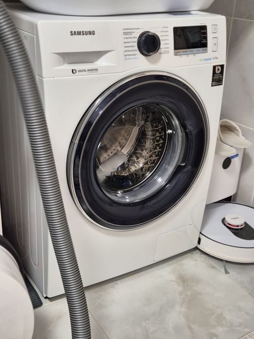 Б/у, стиральная машина Samsung, 8 кг., eco bubble.