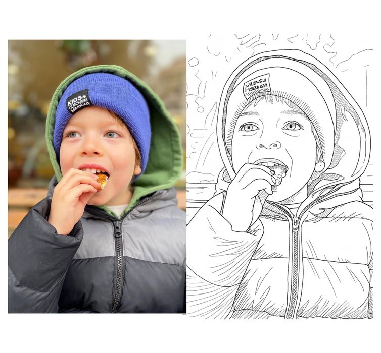 Специална персонализирана книжка за оцветяване