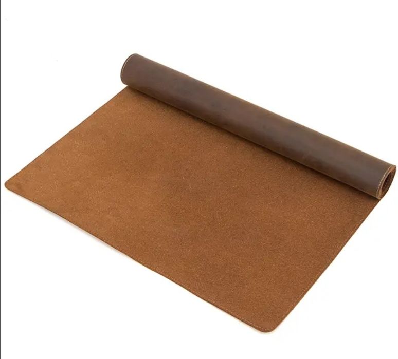 Большой кожаный коврик на стол 100*50, большой коврик