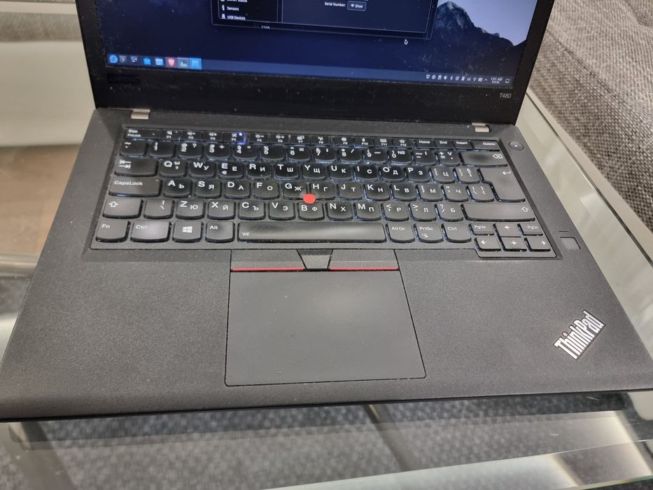 Lenovo Thinkpad T480 16GB ram nvme