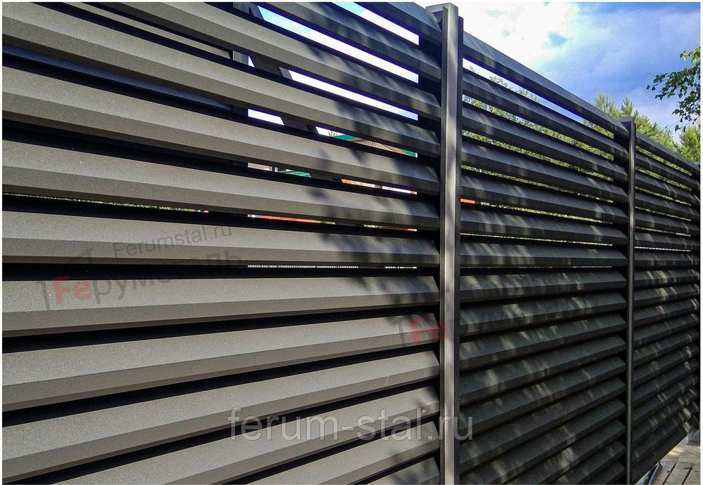 Жалюзи забор. Забор жалюзи ограждения