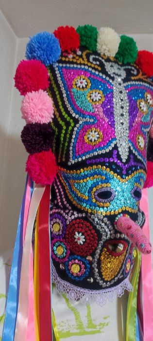 Кукерска маска, гугла,капашон, нова, новодел